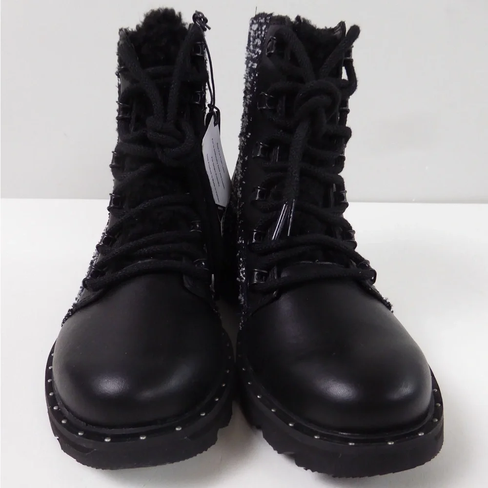 Sorel Waterproof Leather & Textile Mixed Media Womens Lennox Boots NWT Shearling - Picture 13 of 14